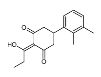 5-(2,3-dimethylphenyl)-2-(1-hydroxypropylidene)cyclohexane-1,3-dione Structure