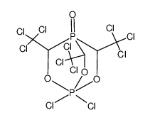 1,1-dichloro-3,5,8-tris(trichloromethyl)-2,6,7-trioxa-1λ5,4-diphosphabicyclo<2.2.2>octane 4-oxide结构式