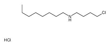 N-(4-chlorobutyl)octan-1-amine,hydrochloride Structure