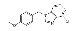 4-Chloro-1-(4-methoxybenzyl)-1H-imidazo[4,5-c]pyridine结构式