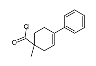 1-methyl-4-phenylcyclohex-3-ene-1-carbonyl chloride Structure