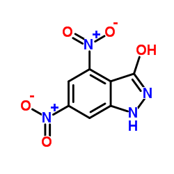 4,6-Dinitro-1,2-dihydro-3H-indazol-3-one structure