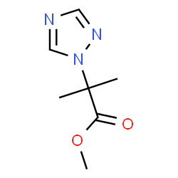 METHYL 2-METHYL-2-(1H-1,2,4-TRIAZOL-1-YL)PROPANOATE Structure