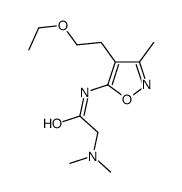 2-(dimethylamino)-N-[4-(2-ethoxyethyl)-3-methyl-1,2-oxazol-5-yl]acetamide Structure