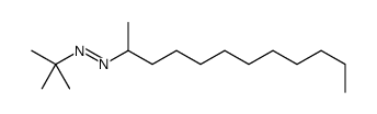 tert-butyl(dodecan-2-yl)diazene结构式