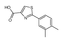 2-(3,4-dimethylphenyl)-1,3-thiazole-4-carboxylic acid Structure