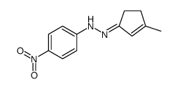 2-Cyclopenten-1-one, 3-methyl-, 2-(4-nitrophenyl)hydrazone结构式