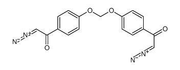 2-diazonio-1-[4-[[4-(2-diazonio-1-oxidoethenyl)phenoxy]methoxy]phenyl]ethenolate结构式