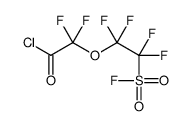 2,2-difluoro-2-(1,1,2,2-tetrafluoro-2-fluorosulfonylethoxy)acetyl chloride Structure