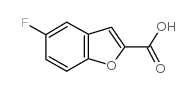 5-氟苯并呋喃-2-羧酸结构式