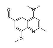 4-(dimethylamino)-8-methoxy-2-methylquinoline-6-carbaldehyde结构式