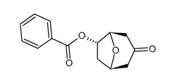 Benzoic acid (1R,5R,6S)-3-oxo-8-oxa-bicyclo[3.2.1]oct-6-yl ester Structure