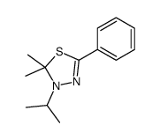 2,2-dimethyl-5-phenyl-3-propan-2-yl-1,3,4-thiadiazole Structure