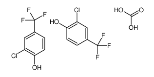 2-氯-4-三氟甲基碳酸二苯酯结构式