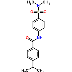 N-[4-(Dimethylsulfamoyl)phenyl]-4-isopropylbenzamide结构式