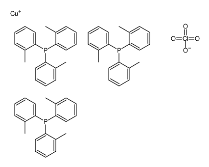 copper(1+),tris(2-methylphenyl)phosphane,perchlorate结构式