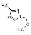 1-(甲氧基甲基)-1H-1,2,4-三唑-3-胺结构式