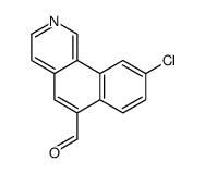 9-chlorobenzo[h]isoquinoline-6-carbaldehyde Structure