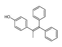 4-(1,1-diphenylprop-1-en-2-yl)phenol Structure