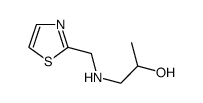 1-[(Thiazol-2-ylmethyl)-amino]-propan-2-ol结构式