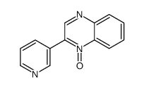 1-oxido-2-pyridin-3-ylquinoxalin-1-ium Structure