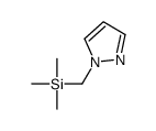 trimethyl(pyrazol-1-ylmethyl)silane结构式