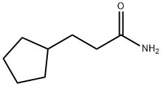 3-Cyclopentylpropionamide结构式
