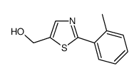 (2-o-Tolyl-thiazol-5-yl)-methanol结构式