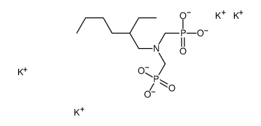 tetrapotassium [[(2-ethylhexyl)imino]bis(methylene)]bisphosphonate结构式