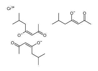 chromium(3+),(Z)-6-methyl-2-oxohept-3-en-4-olate Structure