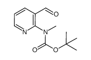 tert-butyl (3-formylpyridin-2-yl)(methyl)carbamate Structure