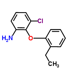 3-Chloro-2-(2-ethylphenoxy)aniline Structure
