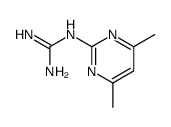 2-(4,6-dimethylpyrimidin-2-yl)guanidine结构式