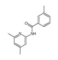 N-(4,6-dimethylpyridin-2-yl)-3-methylbenzamide结构式