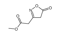 2-(5-氧代-4,5-二氢异噁唑-3-基)乙酸甲酯结构式