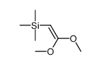 2,2-dimethoxyethenyl(trimethyl)silane结构式