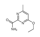 4-ethoxy-6-methylpyrimidine-2-carboxamide结构式
