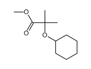 methyl 2-cyclohexyloxy-2-methylpropanoate结构式