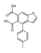 4-p-Tolyl-benzo[b]thiophene-5,6-dicarboxylic acid Structure