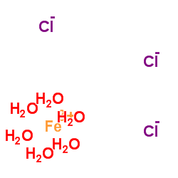 Ferric chloride hexahydrate structure