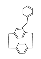5-Benzyl-tricyclo[8.2.2.24,7]hexadeca-1(13),4(16),5,7(15),10(14),11-hexaene结构式
