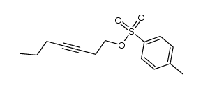 1-tosyloxyhept-3-yne Structure