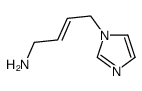 4-imidazol-1-ylbut-2-en-1-amine Structure