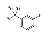 3-fluoro-α,α-d2-benzyl bromide结构式