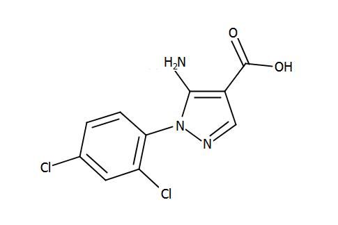 5-氨基-1-(2,4-二氯苯基)-1H-吡唑-4-羧酸图片