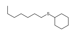 (Heptylsulfanyl)cyclohexane Structure