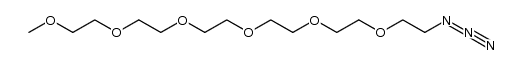 m-PEG6-azide结构式
