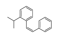 1-(2-phenylethenyl)-2-propan-2-ylbenzene结构式