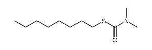 S-octyl dimethylcarbamothioate结构式