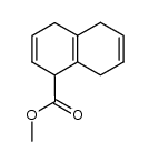 1,4,5,8-Tetrahydro-naphthalin-1-carbonsaeure-methylester Structure